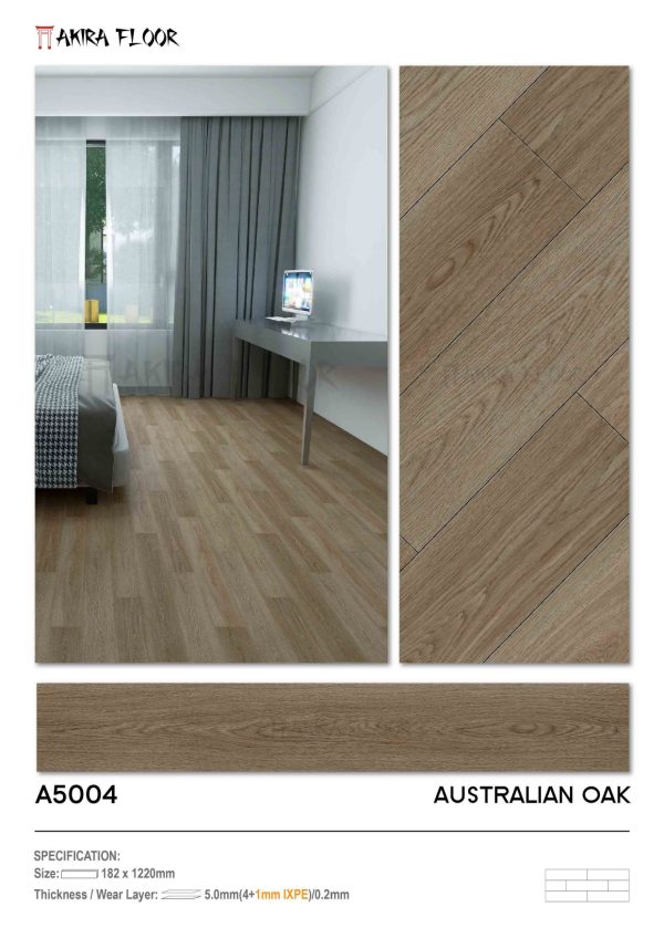 Lantai SPC AKIRA Motif Kayu - Gambar 11