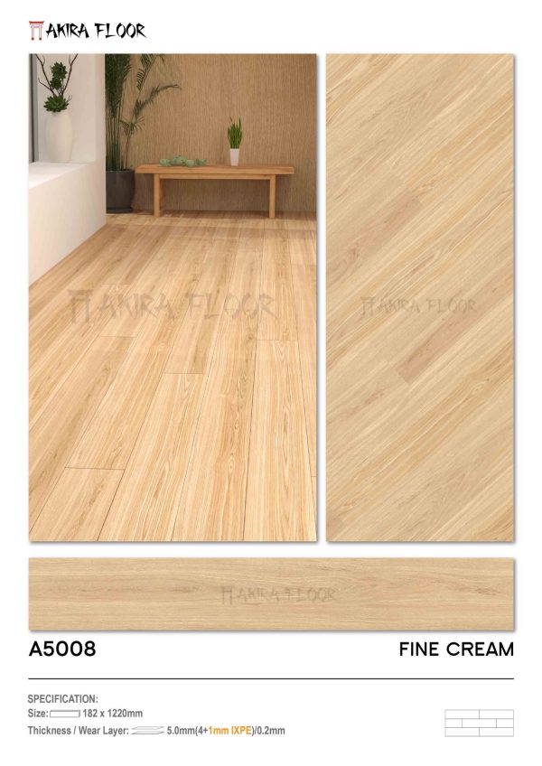 Lantai SPC AKIRA Motif Kayu - Gambar 4